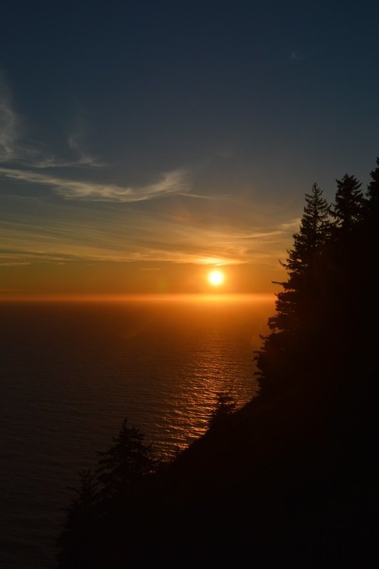 Sunset from Cape Perpetua