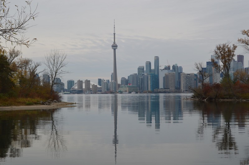 Looking back at Downtown from Toronto Island