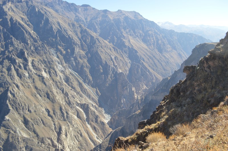 First view of the Colca Canyon