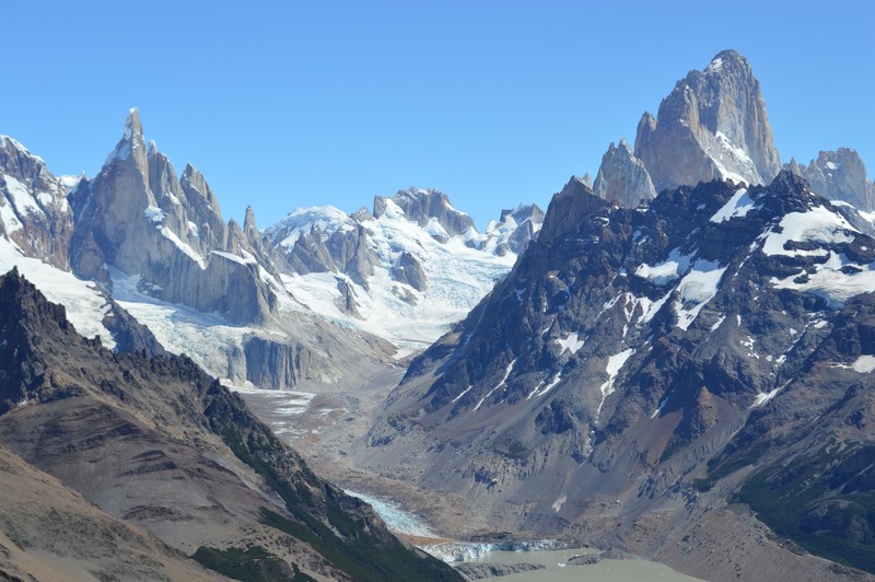Torres (left) and Fitz Roy (right) panorama