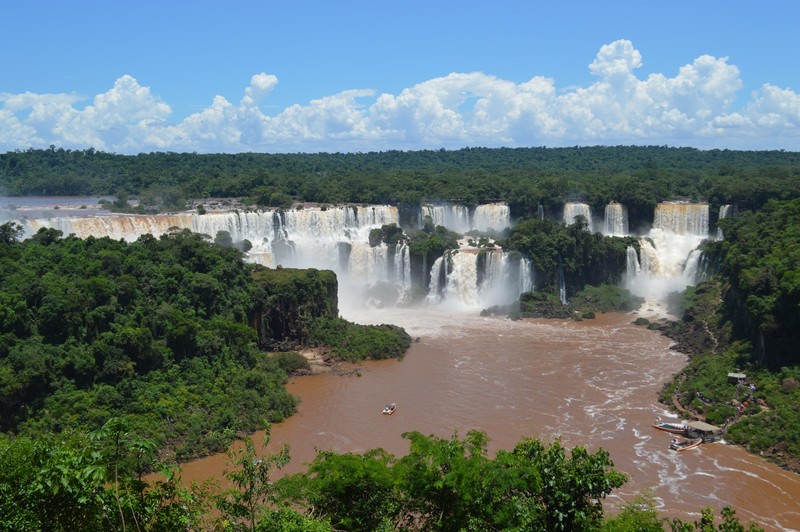 View of falls from Brazilian side