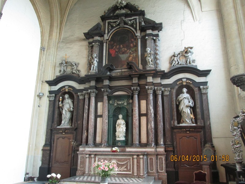 Inside the Church of Our Lady
