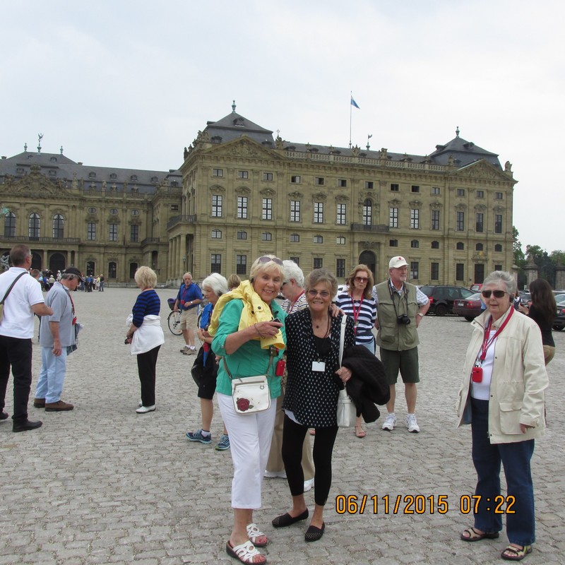 In front of the Prince-Bishop's Palace "The Residenz"