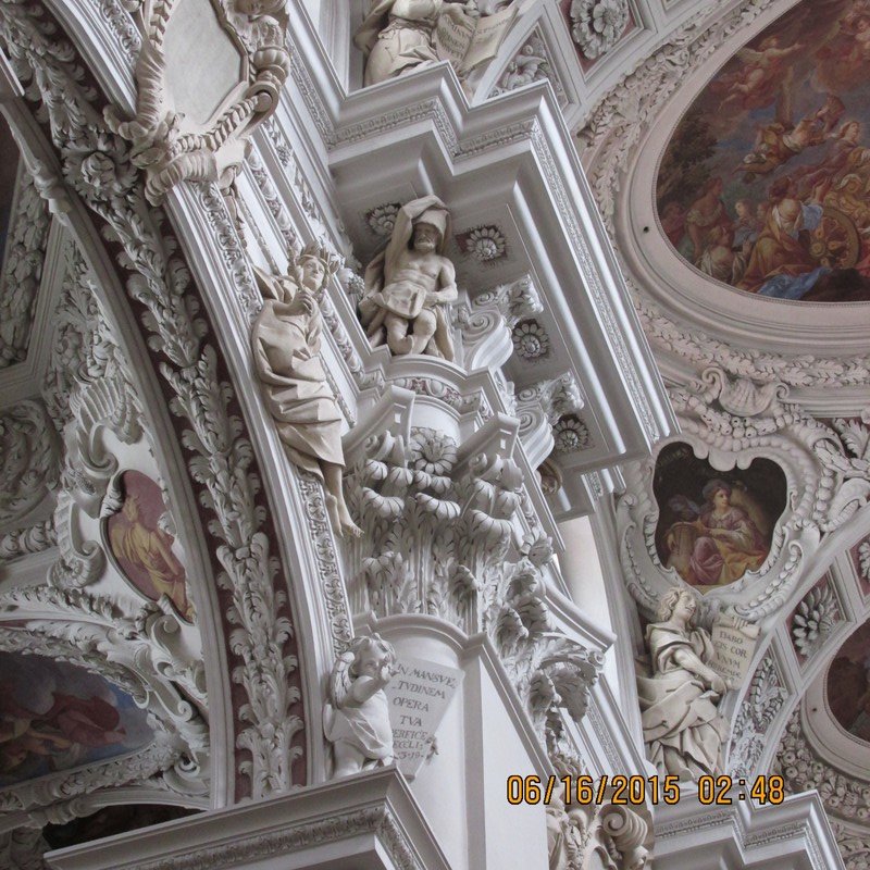 Detailed architecture at St. Stephen's