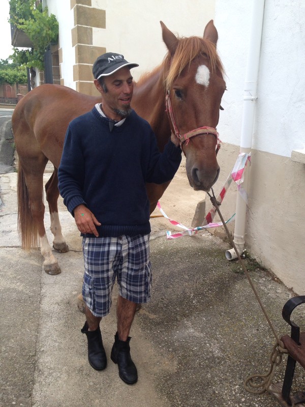 Aitor and Romeo, the Horse