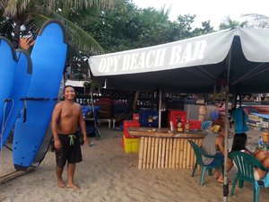 Opy and his beach bar 
