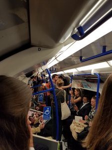 Underground at rush hour