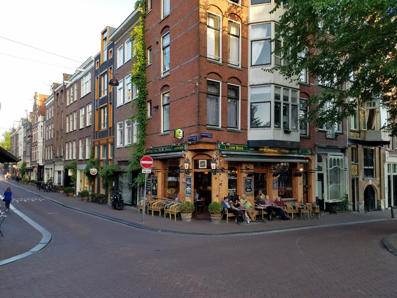 Amsterdam street cafe