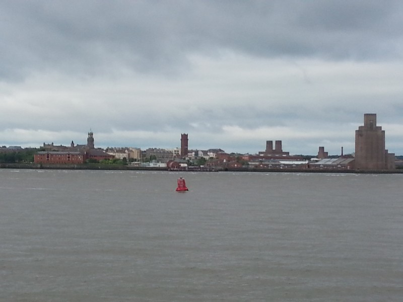 View of the Mersey River from Albert Docks
