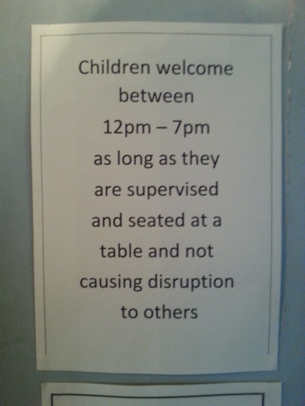 Sign at the White Horse