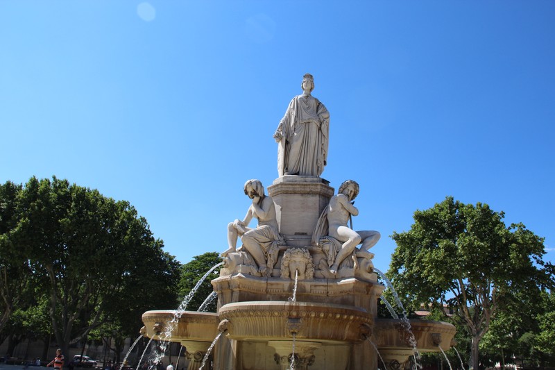 Fountain in the square