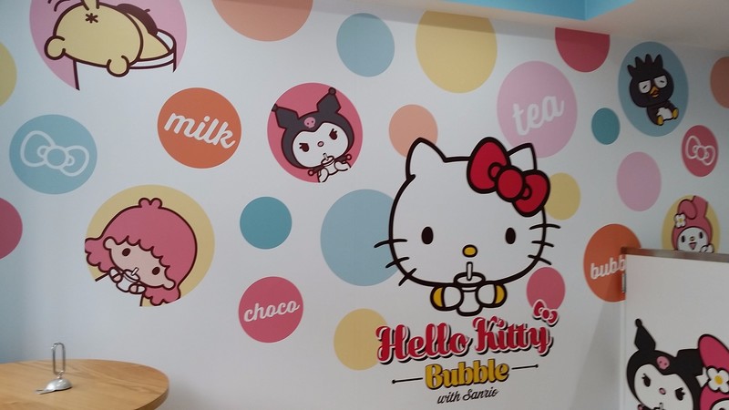 Hello Kitty bubble shop