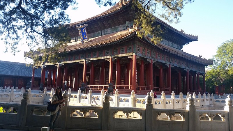 One of the buildings in the Confucius complex