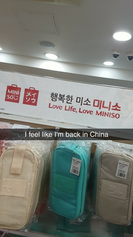 Miniso is my favorite store in China. So happy that I've found one here!