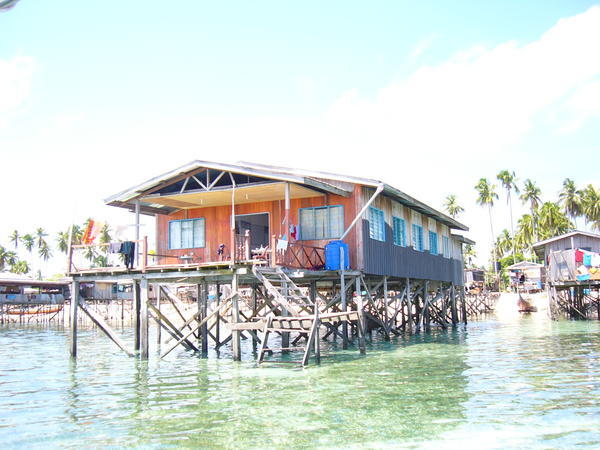 Here is the place we stayed on Mabul
