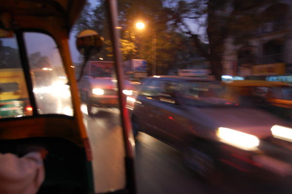 scene from auto rickshaw