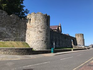 Caernarfon city wall
