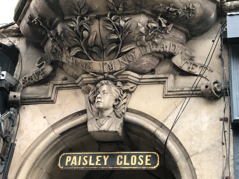 Edinburgh -  Paisley close