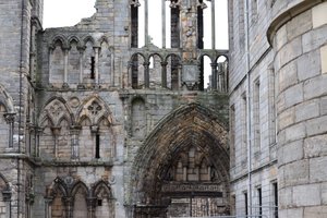 Holyrood abbey ruins