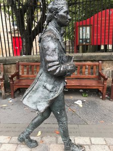 Edinburgh - statue of poet Robert Fergusson