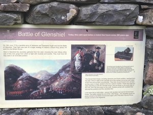Battle of Glenshiel sign