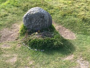 Culloden memorial stone