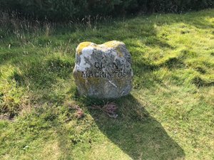 Culloden memorial stone