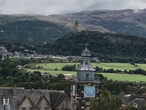 Stirling - view from the Old Town Jail rooftop terrace