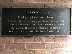 York - Holy Trinity sign