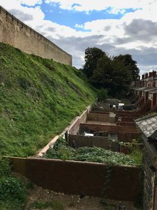 Lincoln Castle dry moat
