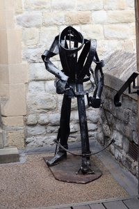 Tower of London - wrought iron soldier