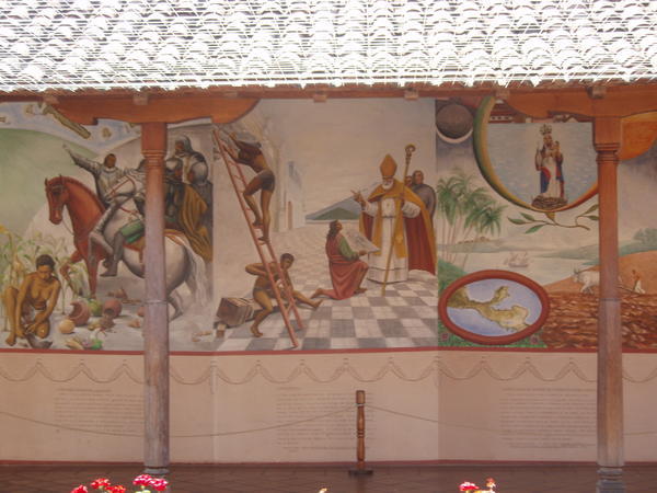 Mural in the Granada Museum