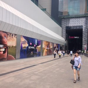 COEX mall entrance and Clash of Clans