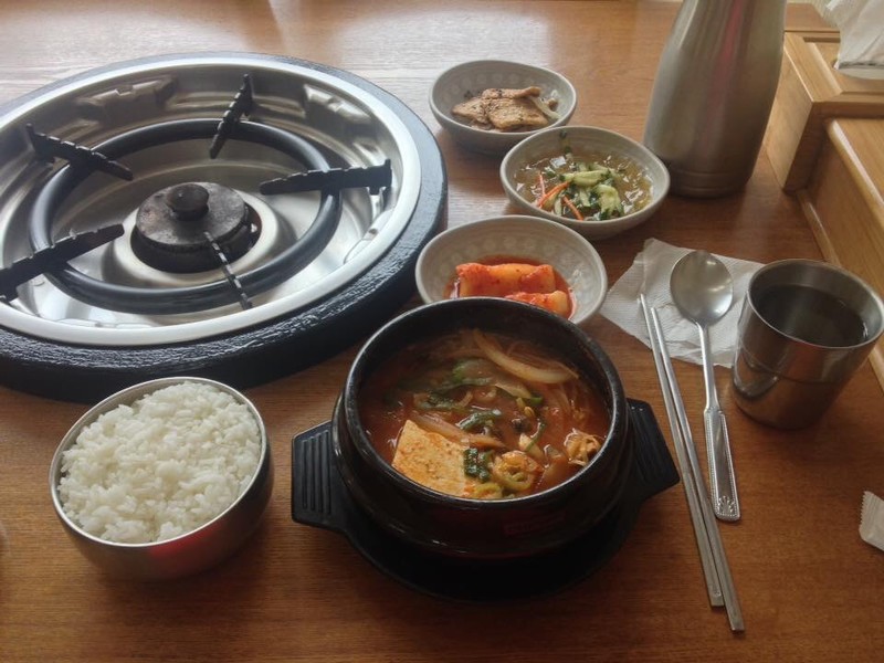 Kimchi jjigae (stew)