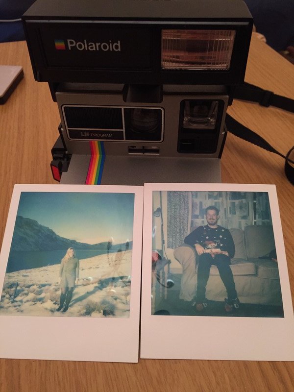 Vintage polaroid and Christmas snaps