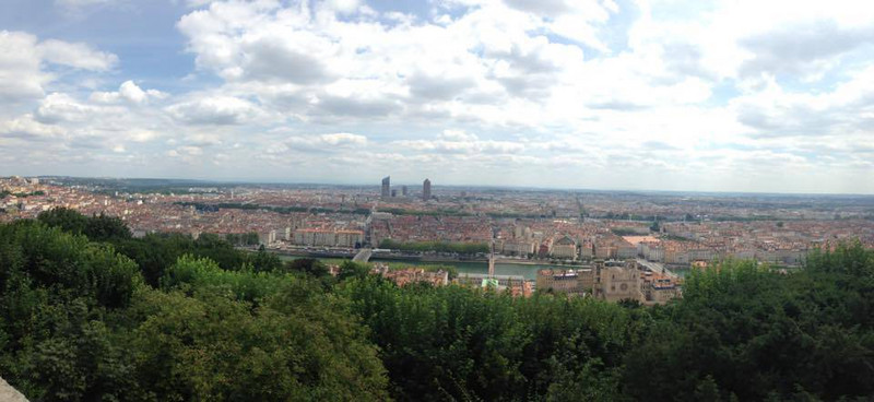Fourviere Hill views of Lyon