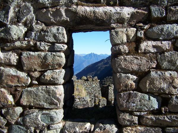 An Inca watchtower