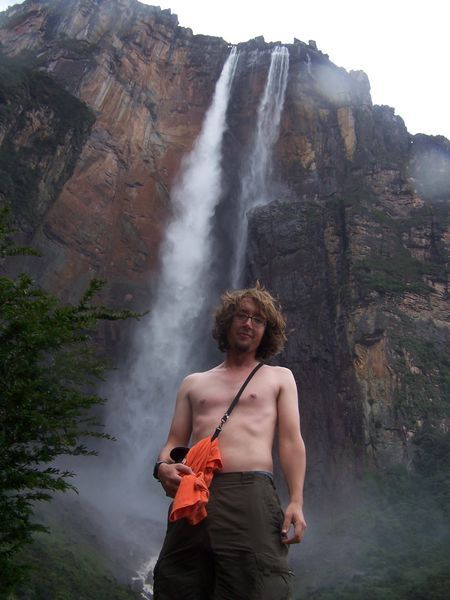 Just to prove it,,, me and the falls (taken by a drunken Columbian guy)