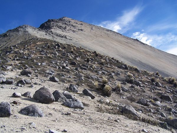 The final approach to the summit of Pan de Azucar