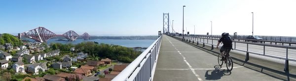 Forth bridges panorama