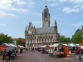 Middelburg cathedral and market