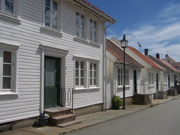 A cute Norwegian street in Mandal