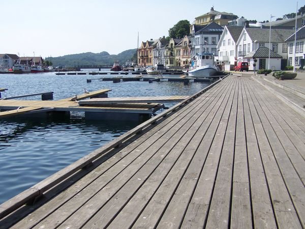 The promenade at Forsund