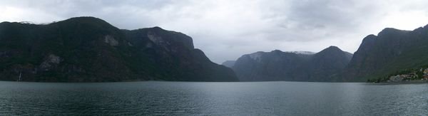The fjord at Aurland
