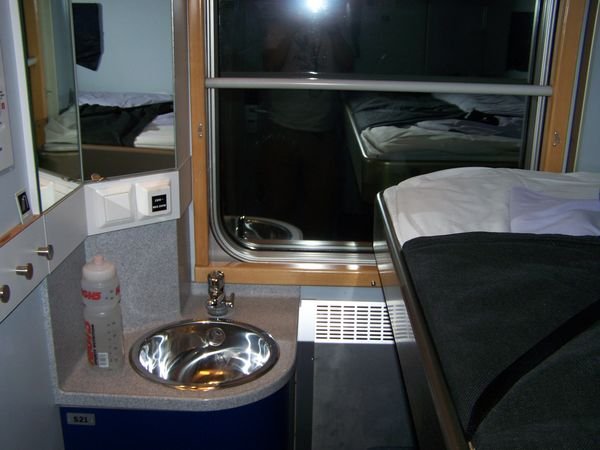 Oooh, my first class sleeper cabin