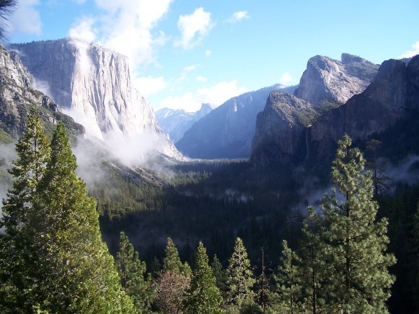 Yosemite Valley, El Capitan, Half Dome