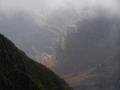 Mountain, sunlight, mist, Scotland, Glencoe