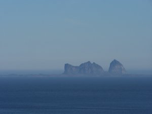 Traena, Norway, island, mist, sea