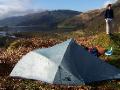 Mike, the tent and Loch Striven