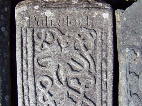Celtic gravestone detail